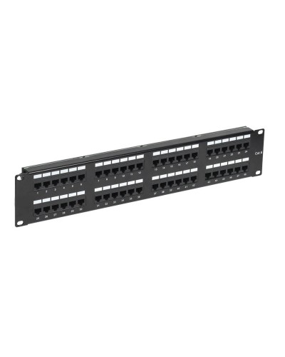 Панель коммутационная с кабельными органайзерами 19", 2U, 48 портов, RJ-45, CAT 6, UTP REXANT PRO (02-0232): Патч-панель 19" в Березниках